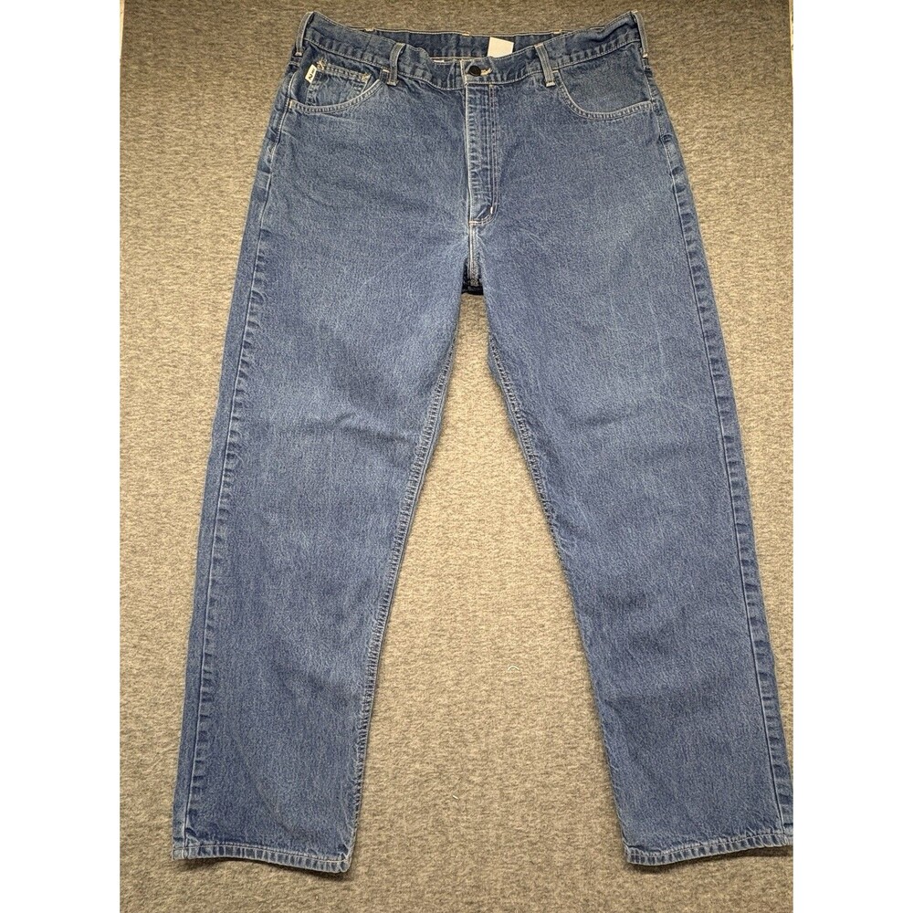Carhartt Flame Resistant Signature Denim Jeans Cat 2 FR Relaxed 40x32